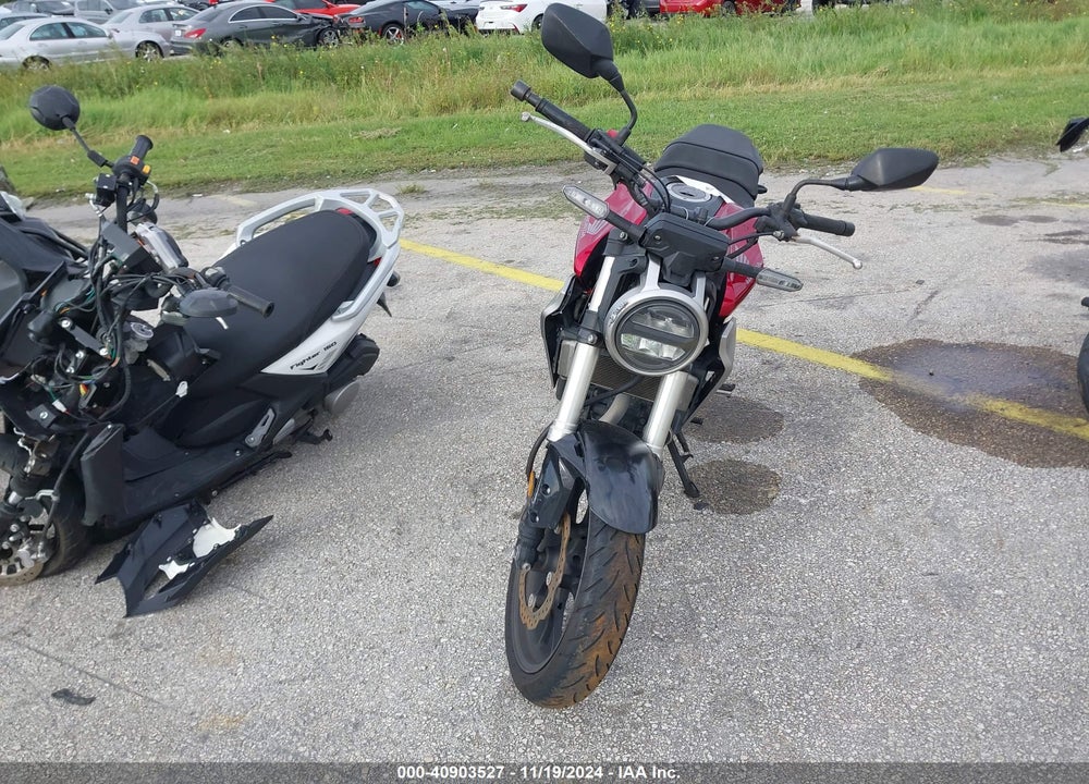 2019 HONDA CBF300 N VIN: MLHNC5500K5001641