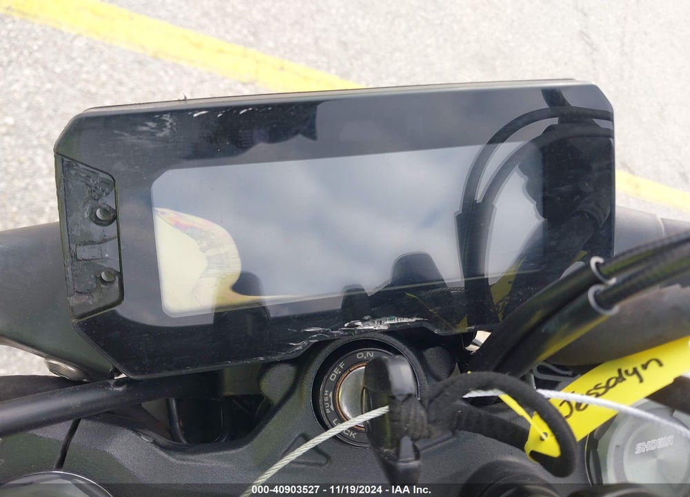 2019 HONDA CBF300 N VIN: MLHNC5500K5001641