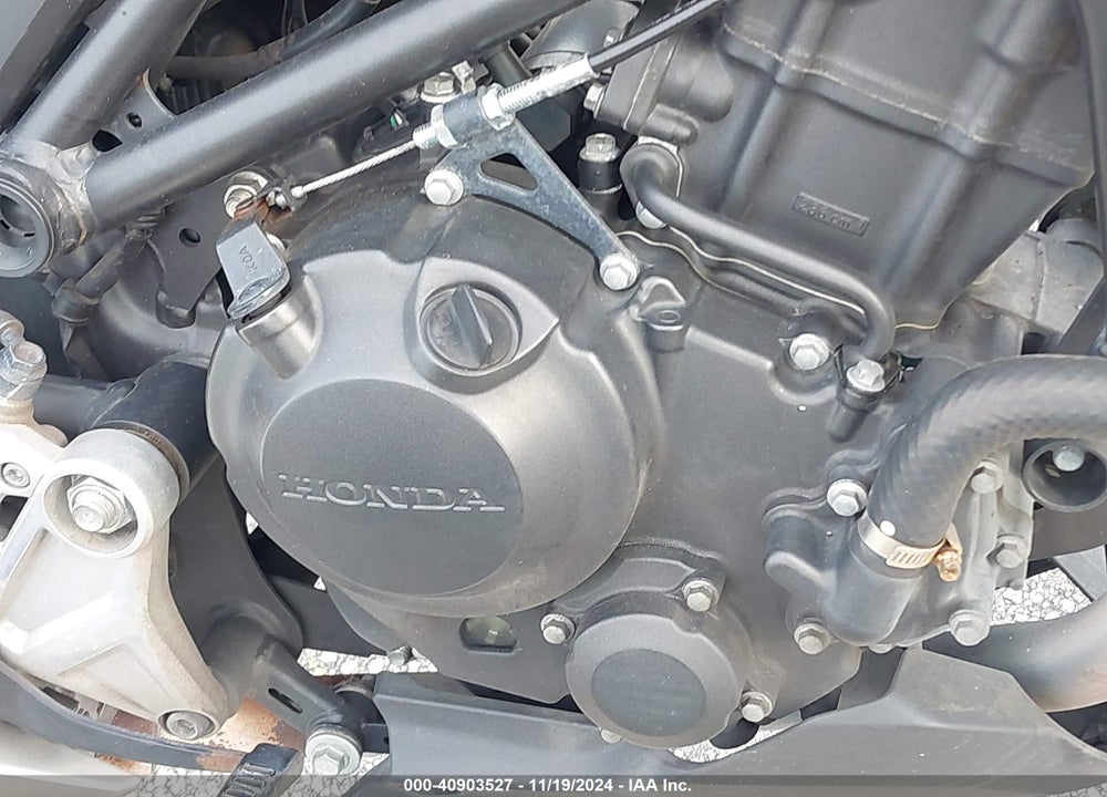 2019 HONDA CBF300 N VIN: MLHNC5500K5001641