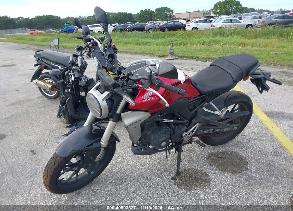 2019 HONDA CBF300 N VIN: MLHNC5500K5001641