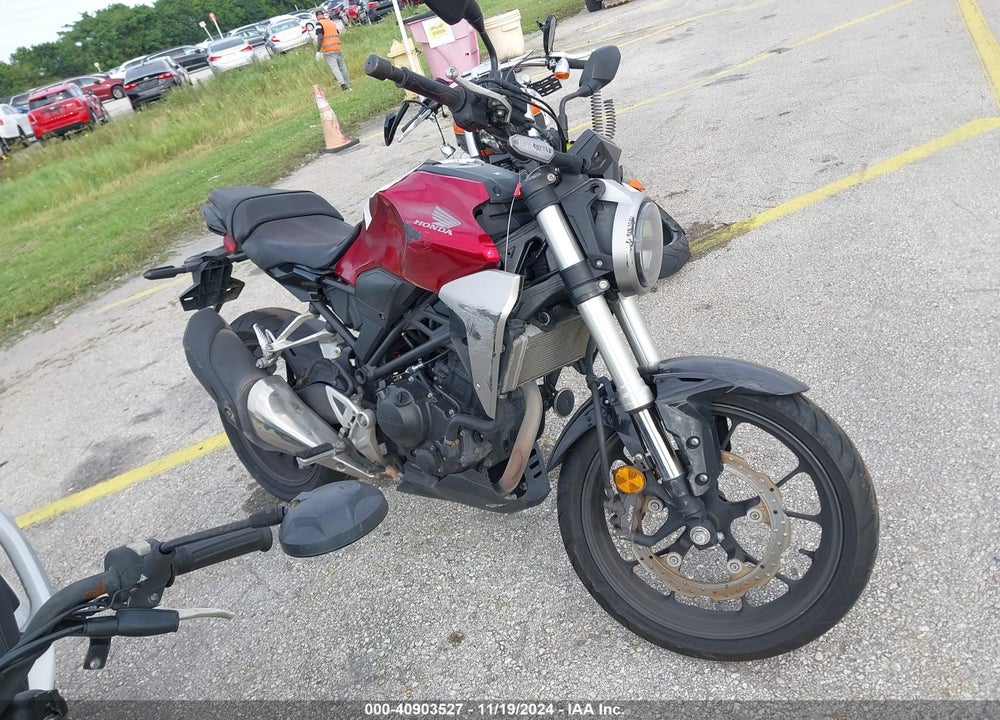 2019 HONDA CBF300 N VIN: MLHNC5500K5001641