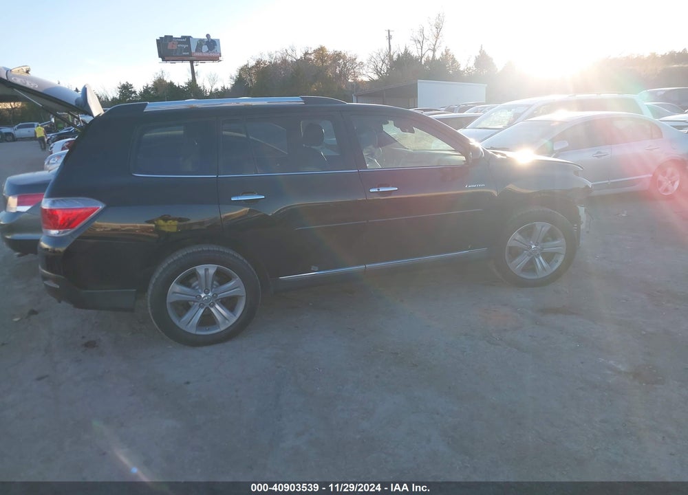 2013 TOYOTA HIGHLANDER LIMITED V6 VIN: 5TDDK3EH5DS201018