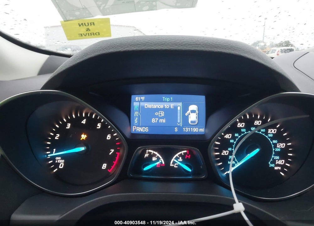 2014 FORD ESCAPE S VIN: 1FMCU0F77EUA81449