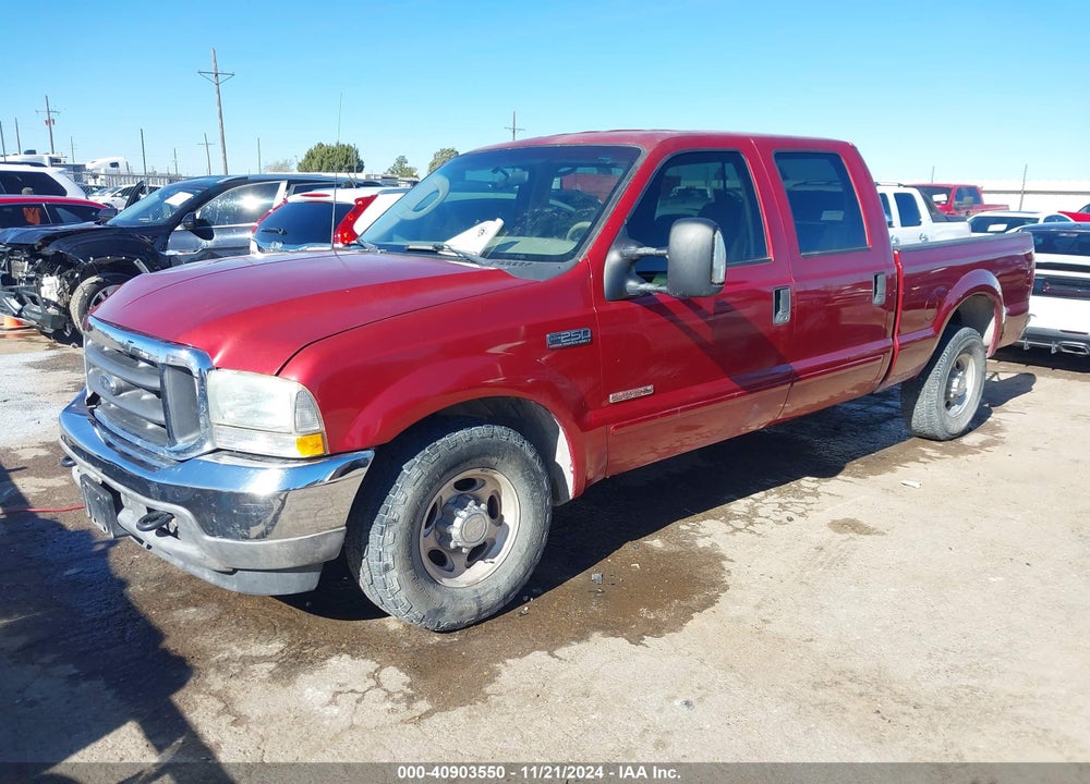 2003 FORD F-250 LARIAT/XL/XLT VIN: 1FTNW20P43ED29787