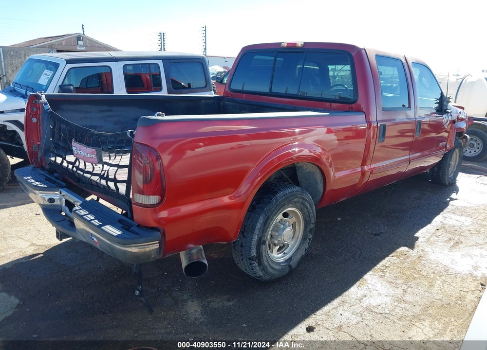 2003 FORD F-250 LARIAT/XL/XLT VIN: 1FTNW20P43ED29787