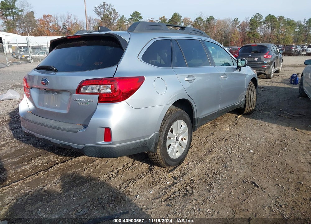 2016 SUBARU OUTBACK 2.5I PREMIUM VIN: 4S4BSACC6G3361669