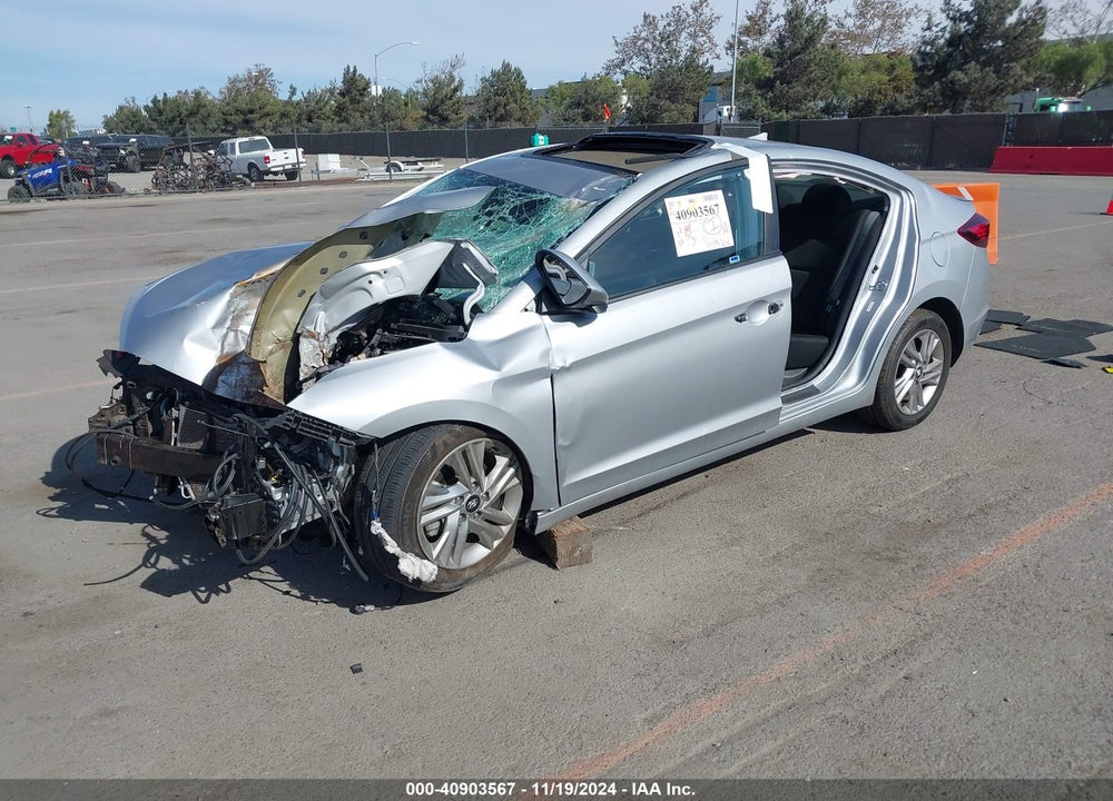 2020 HYUNDAI ELANTRA VIN: KMHD84LF3LU929545