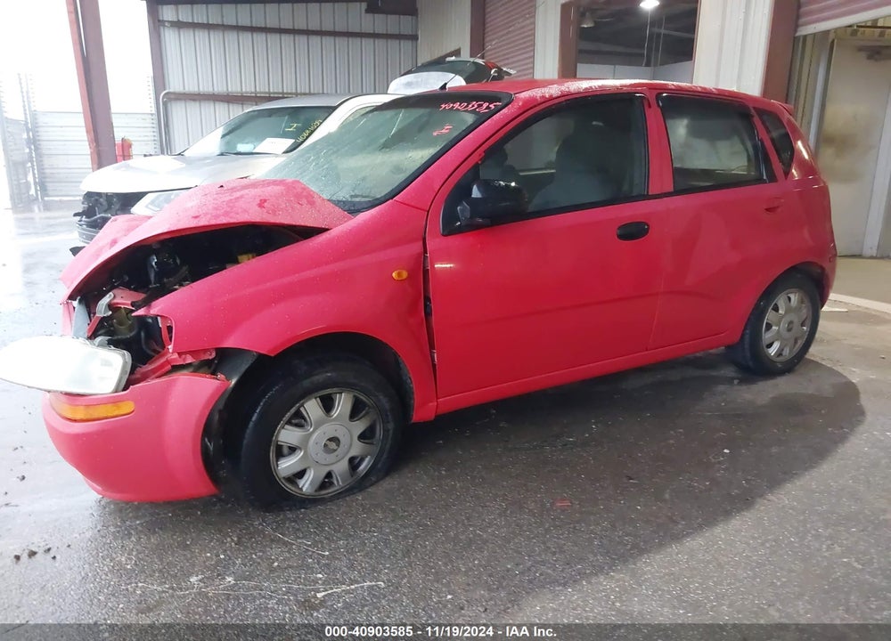 2004 CHEVROLET AVEO LS VIN: KL1TJ62624B213919