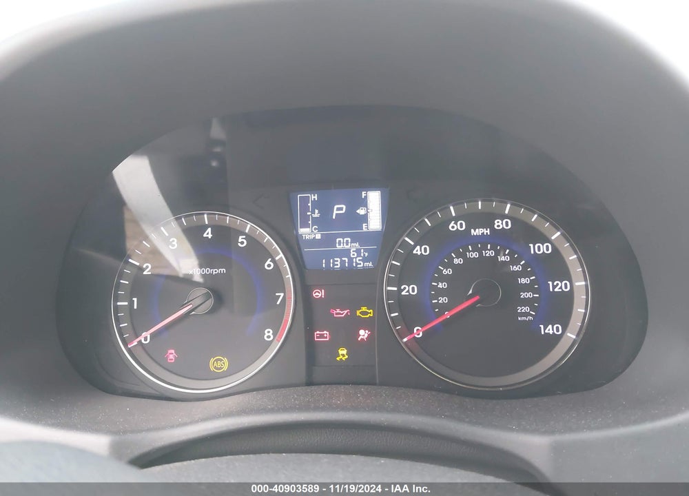 2015 HYUNDAI ACCENT GLS VIN: KMHCT4AE1FU849587