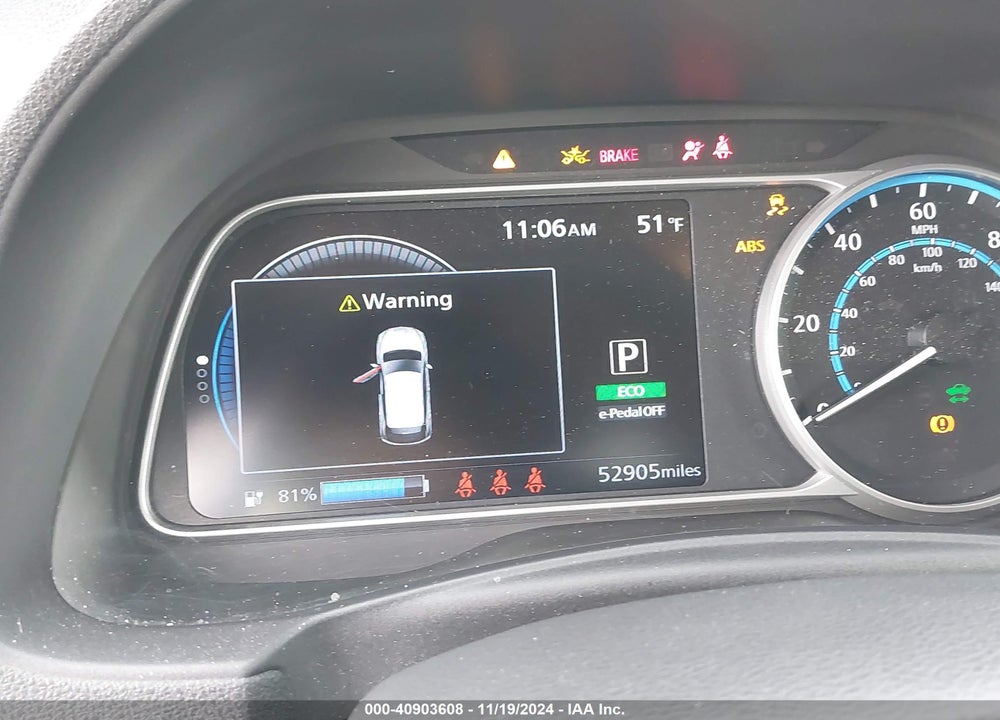 2022 NISSAN LEAF S PLUS 62 KWH VIN: 1N4BZ1BV9NC561824