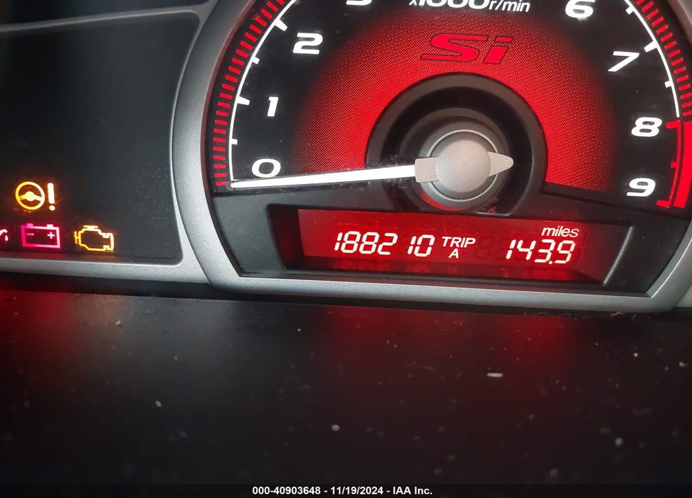 2007 HONDA CIVIC SI VIN: 2HGFA55517H715210