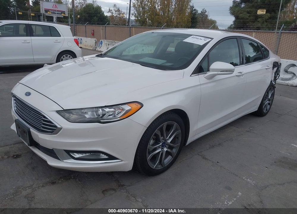 2017 FORD FUSION SE VIN: 3FA6P0H95HR417284