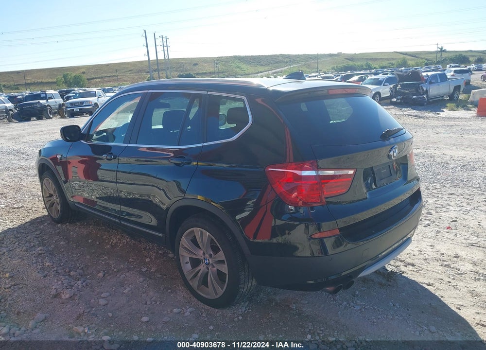 2013 BMW X3 XDRIVE35I VIN: 5UXWX7C52DL980663