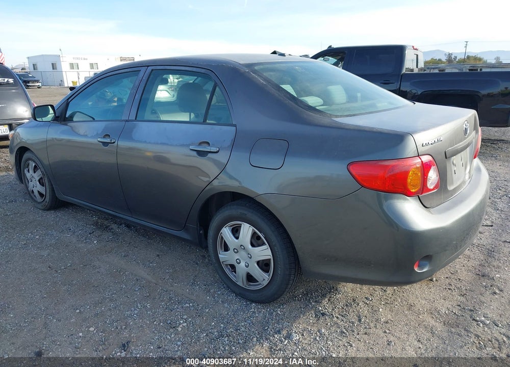 2009 TOYOTA COROLLA VIN: JTDBL40E39J003016
