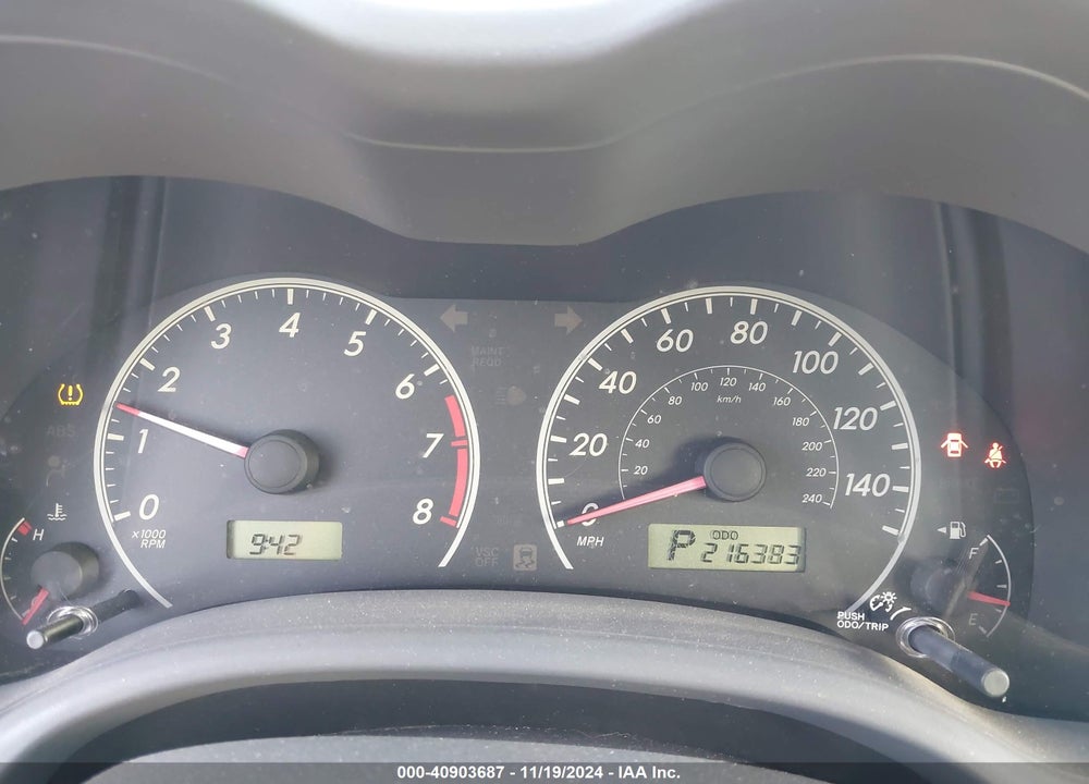 2009 TOYOTA COROLLA VIN: JTDBL40E39J003016