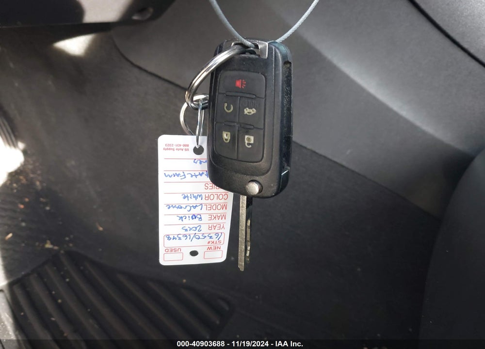 2013 BUICK LACROSSE LEATHER GROUP VIN: 1G4GC5E37DF309534