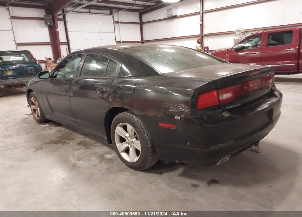 2013 DODGE CHARGER SE VIN: 2C3CDXBG7DH706585