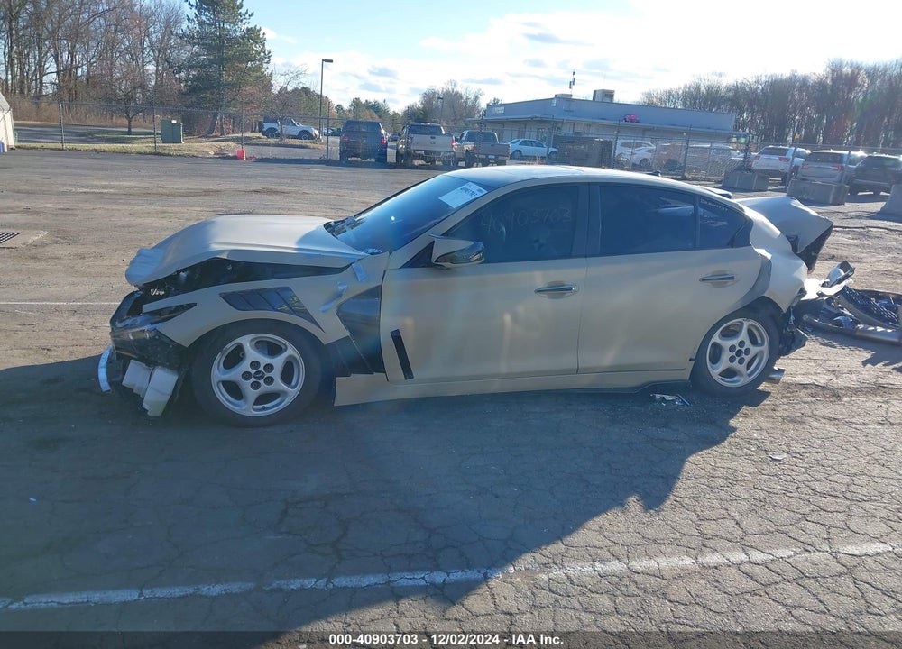 2014 INFINITI Q50 SPORT VIN: JN1BV7AR9EM697235