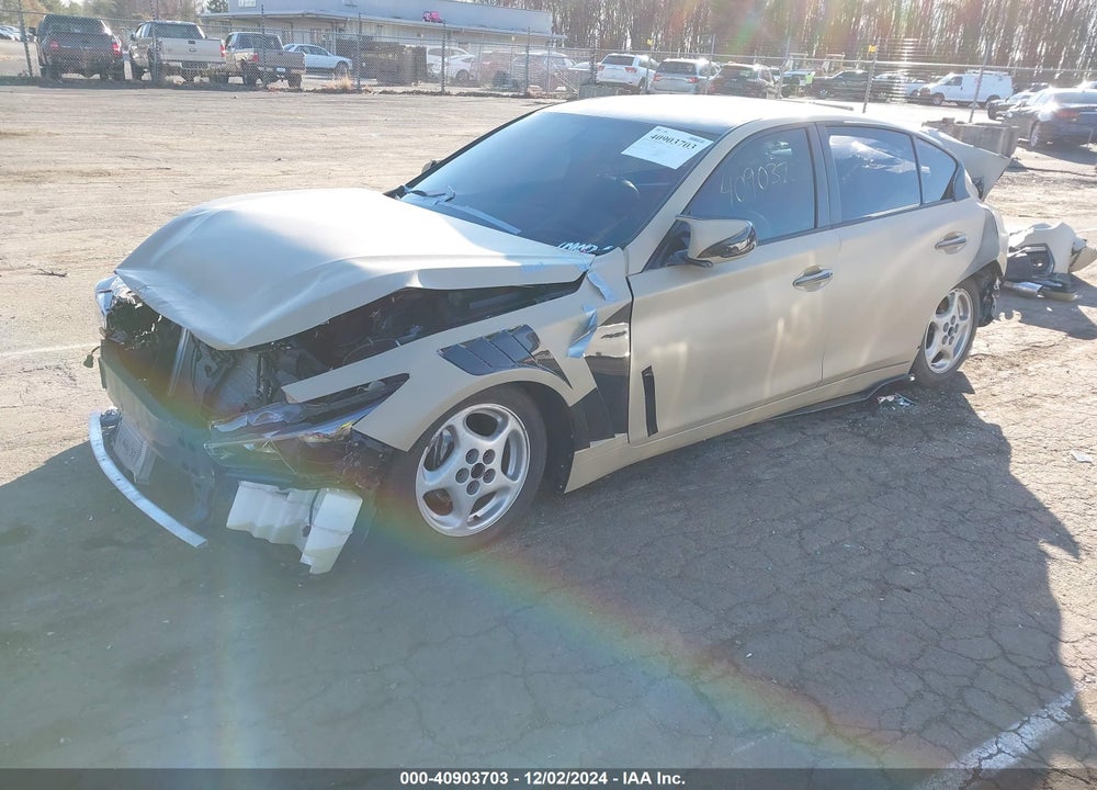 2014 INFINITI Q50 SPORT VIN: JN1BV7AR9EM697235