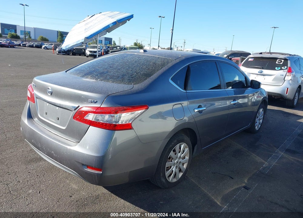 2015 NISSAN SENTRA SV VIN: 3N1AB7APXFY340616