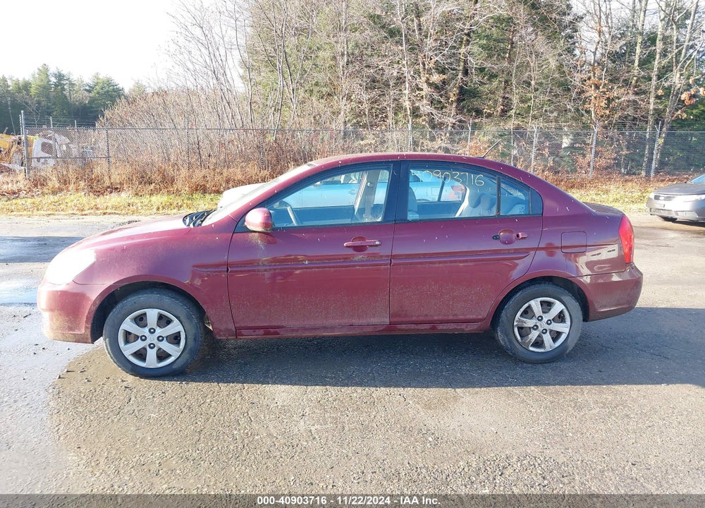 2010 HYUNDAI ACCENT GLS VIN: KMHCN4AC9AU399091