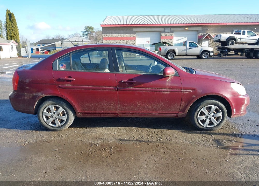 2010 HYUNDAI ACCENT GLS VIN: KMHCN4AC9AU399091