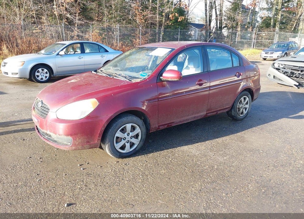 2010 HYUNDAI ACCENT GLS VIN: KMHCN4AC9AU399091