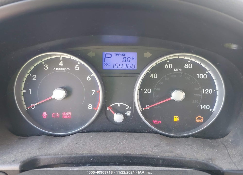 2010 HYUNDAI ACCENT GLS VIN: KMHCN4AC9AU399091
