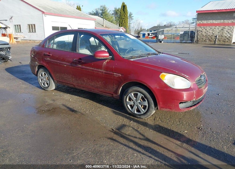 2010 HYUNDAI ACCENT GLS VIN: KMHCN4AC9AU399091