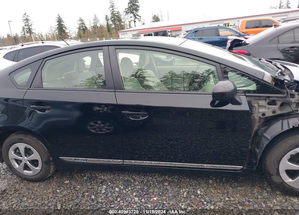2012 TOYOTA PRIUS TWO VIN: JTDKN3DU9C1497041