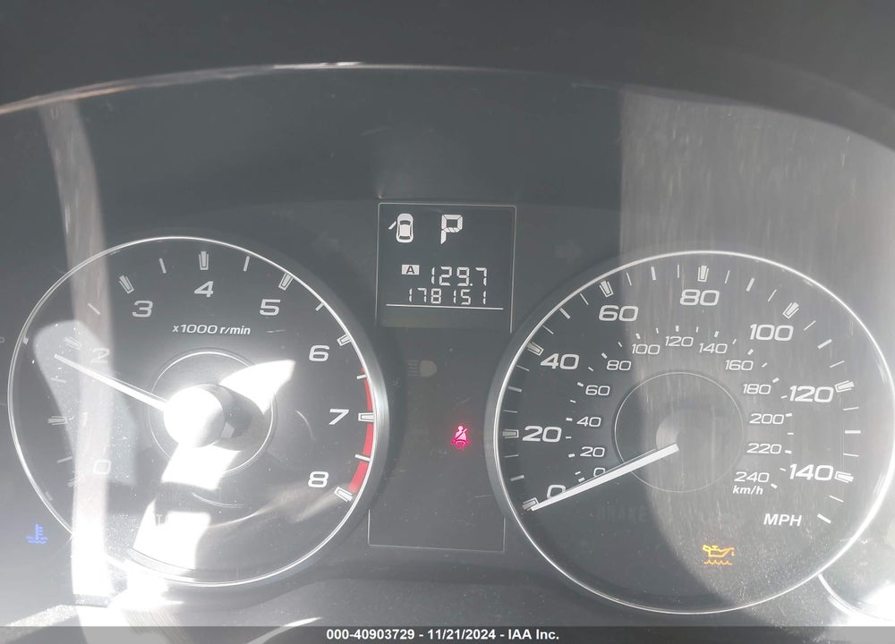 2012 SUBARU OUTBACK 2.5I PREMIUM VIN: 4S4BRBGC2C3273448