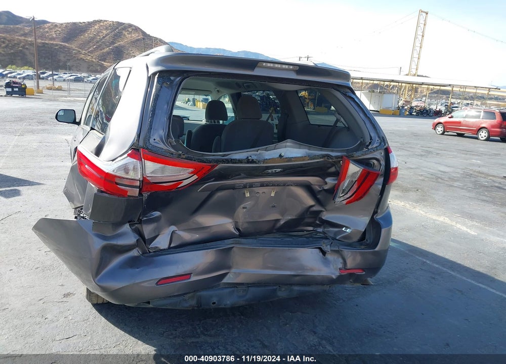 2016 TOYOTA SIENNA LE 8 PASSENGER VIN: 5TDKK3DC6GS764533