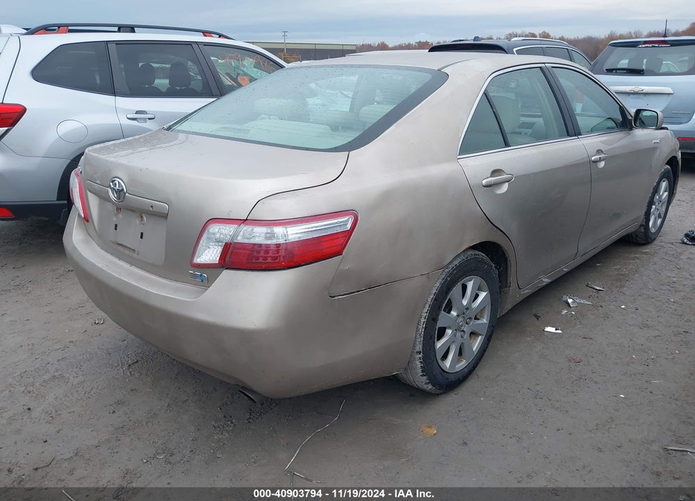 2007 TOYOTA CAMRY HYBRID VIN: JTNBB46K273029684