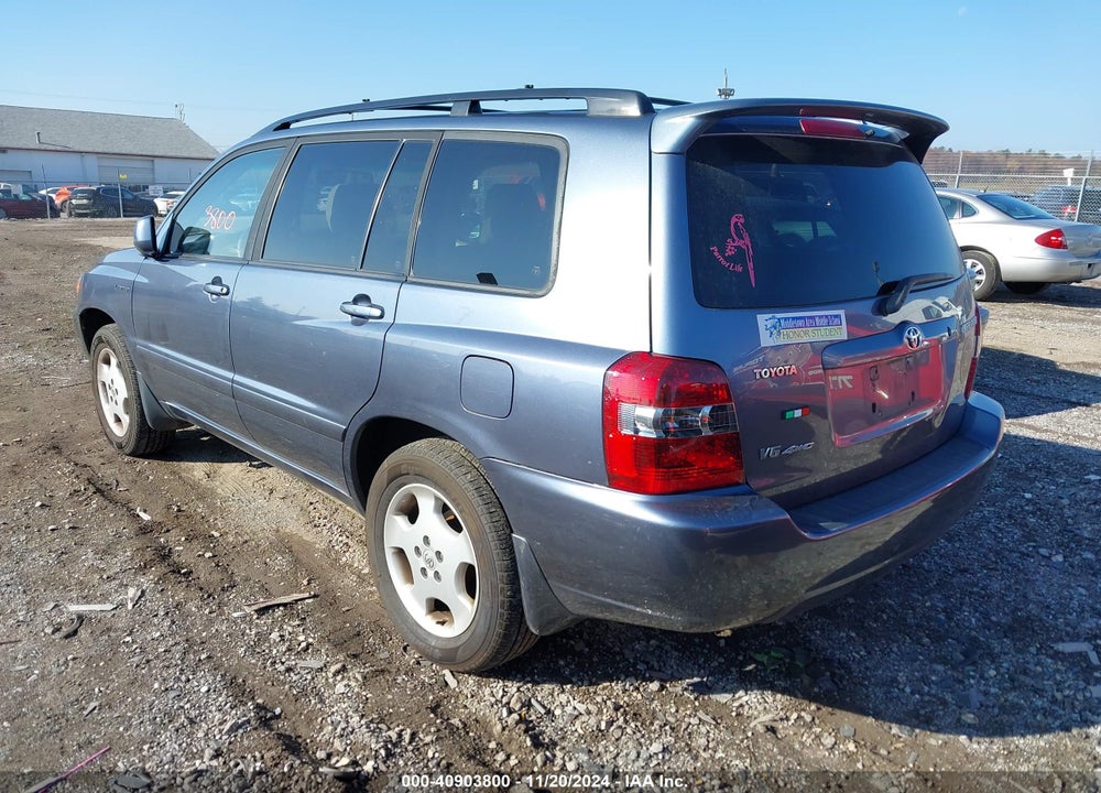 2005 TOYOTA HIGHLANDER LIMITED V6 VIN: JTEEP21A050073702