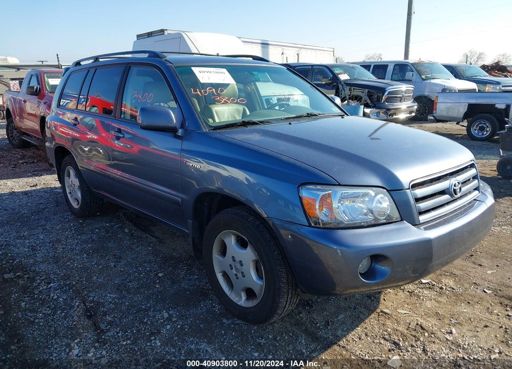 2005 TOYOTA HIGHLANDER LIMITED V6 VIN: JTEEP21A050073702