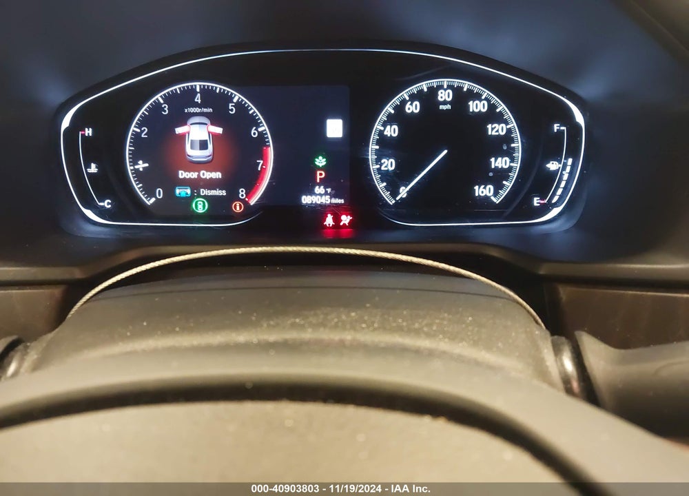 2019 HONDA ACCORD VIN: 1HGCV1F50KA082480