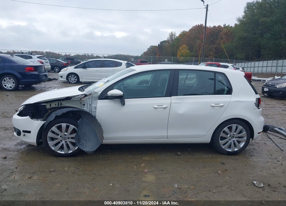 2012 VOLKSWAGEN GOLF TDI 4-DOOR VIN: WVWDM7AJXCW190929