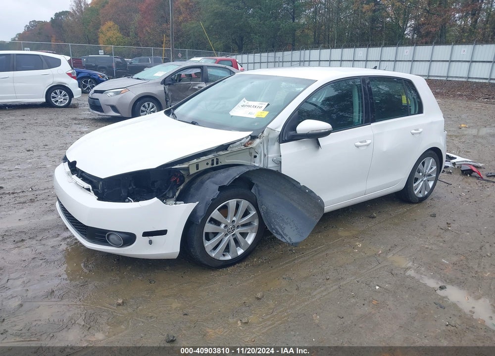 2012 VOLKSWAGEN GOLF TDI 4-DOOR VIN: WVWDM7AJXCW190929
