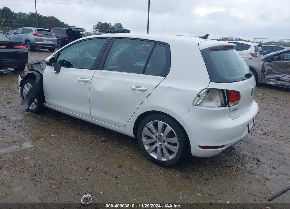 2012 VOLKSWAGEN GOLF TDI 4-DOOR VIN: WVWDM7AJXCW190929