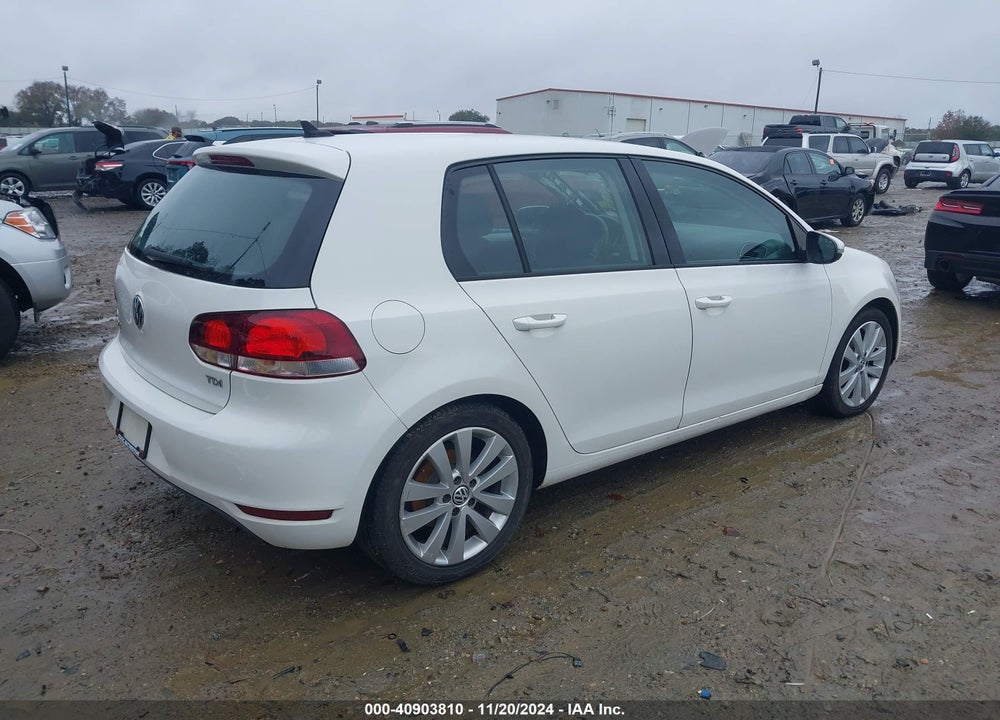 2012 VOLKSWAGEN GOLF TDI 4-DOOR VIN: WVWDM7AJXCW190929
