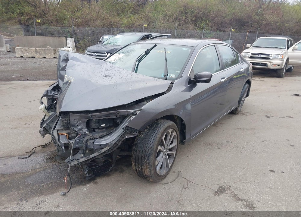 2013 HONDA ACCORD SPORT VIN: 1HGCR2F56DA251592