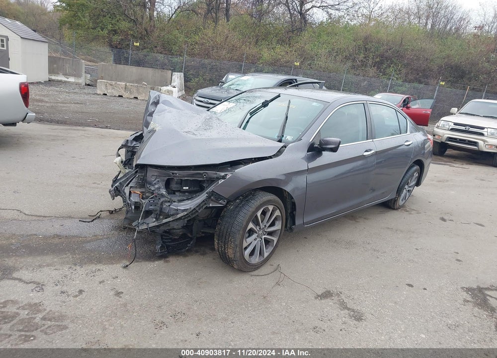 2013 HONDA ACCORD SPORT VIN: 1HGCR2F56DA251592