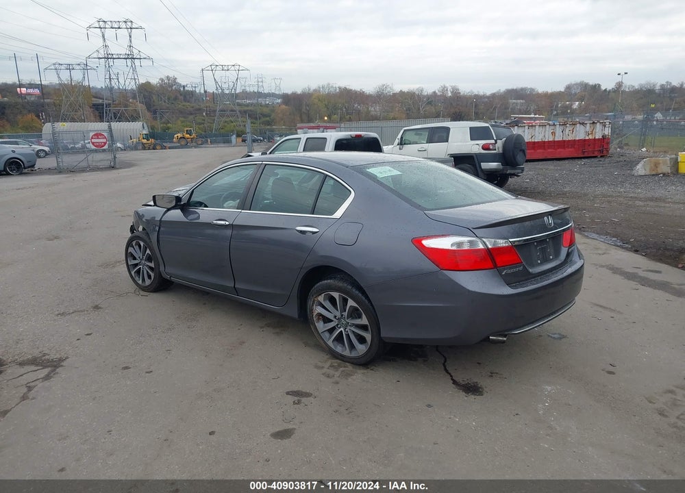 2013 HONDA ACCORD SPORT VIN: 1HGCR2F56DA251592