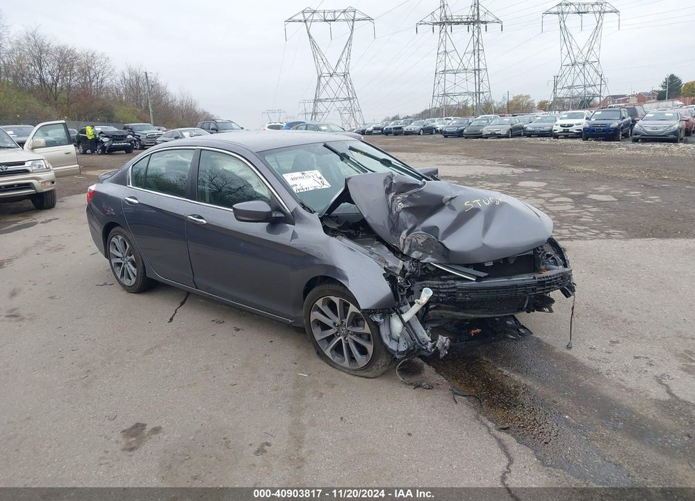 2013 HONDA ACCORD SPORT VIN: 1HGCR2F56DA251592