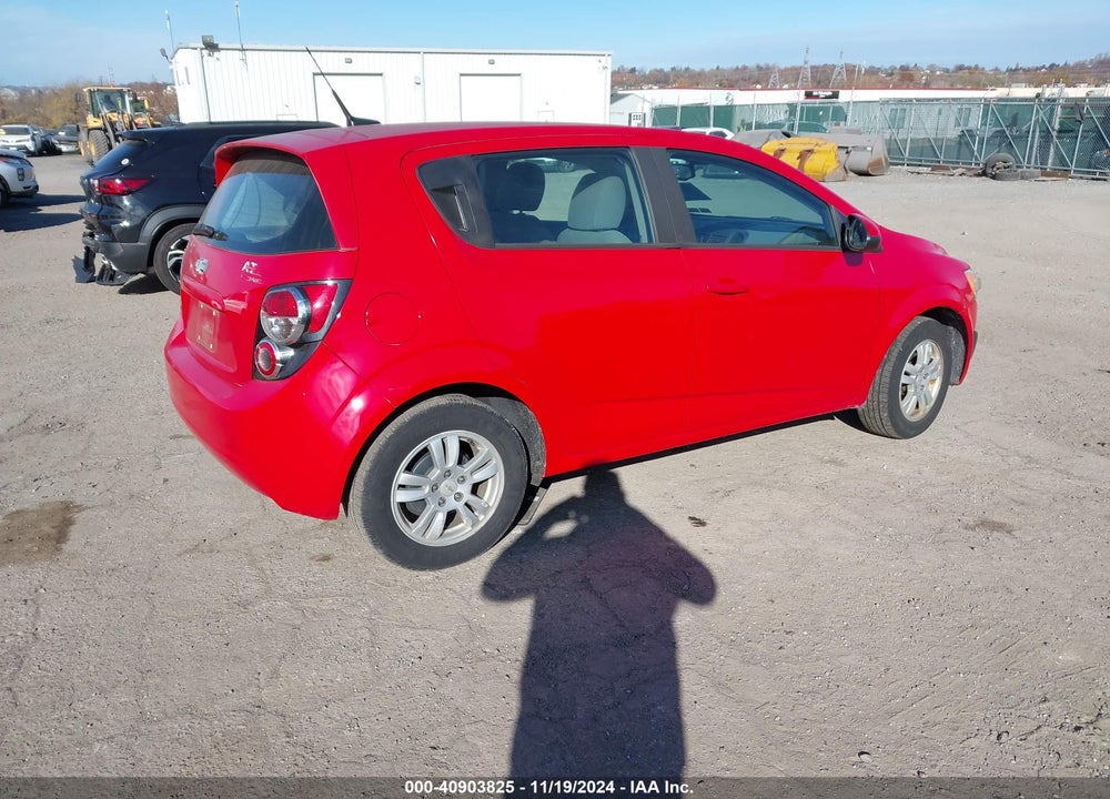 2012 CHEVROLET SONIC 1LS VIN: 1G1JB6SH0C4120309