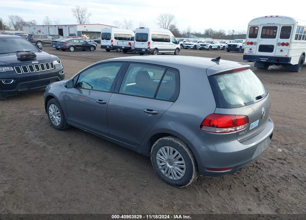 2013 VOLKSWAGEN GOLF 2.5L 4-DOOR VIN: WVWDB7AJ9DW131717