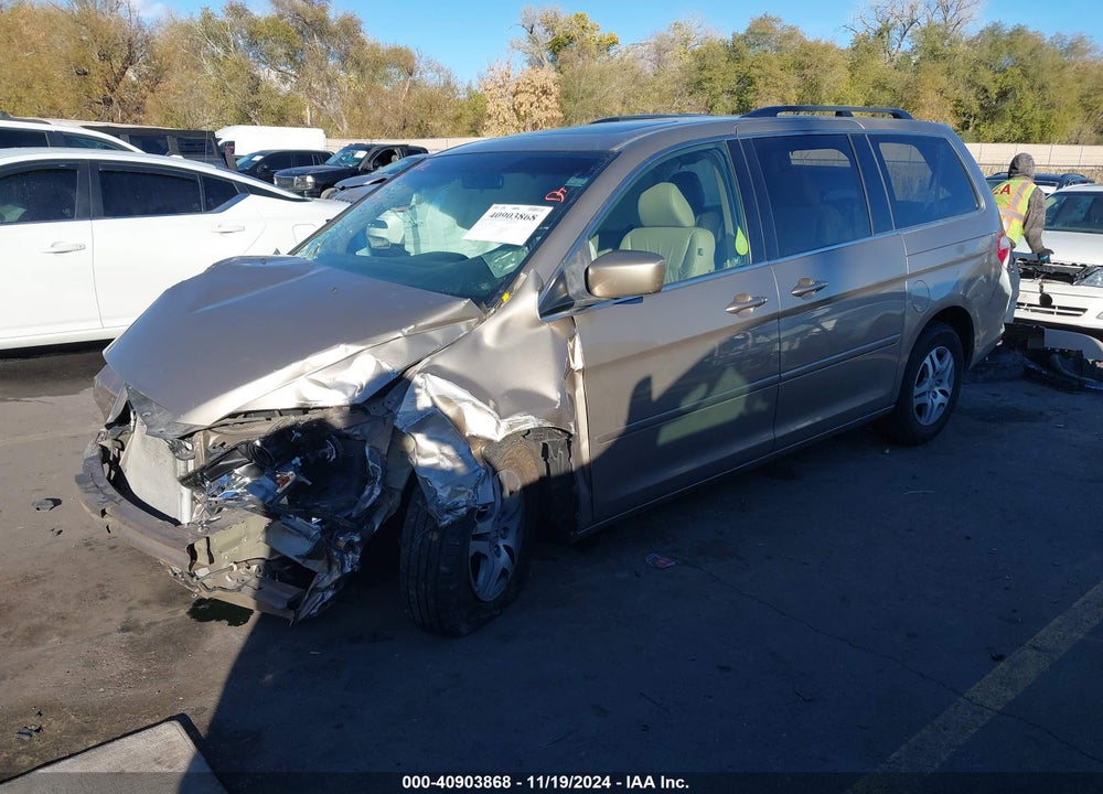 2007 HONDA ODYSSEY EX-L VIN: 5FNRL387X7B423777