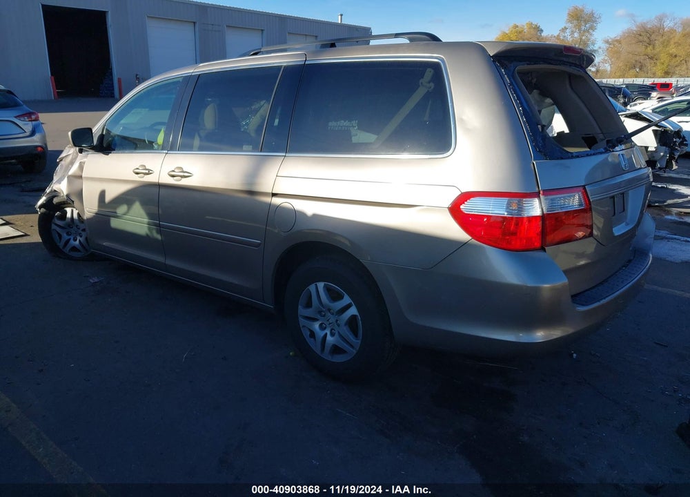 2007 HONDA ODYSSEY EX-L VIN: 5FNRL387X7B423777
