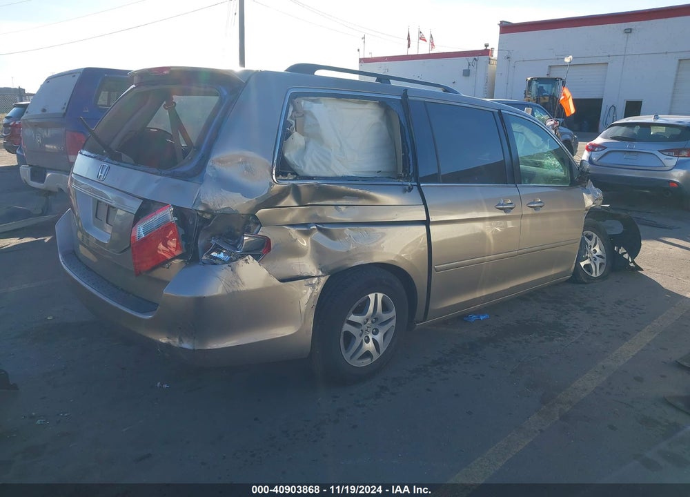 2007 HONDA ODYSSEY EX-L VIN: 5FNRL387X7B423777