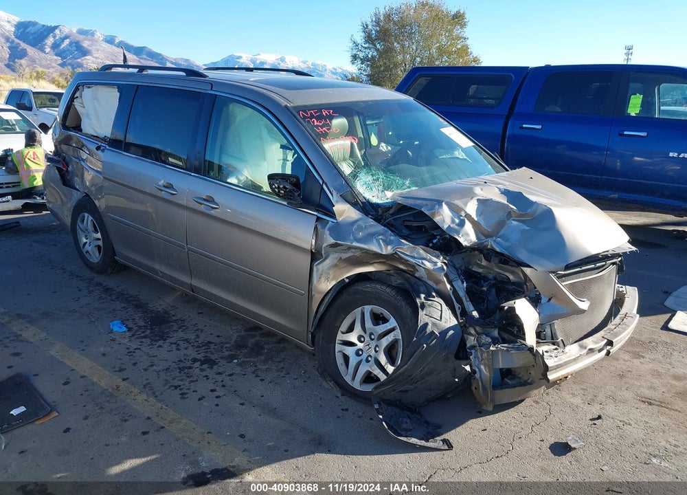 2007 HONDA ODYSSEY EX-L VIN: 5FNRL387X7B423777
